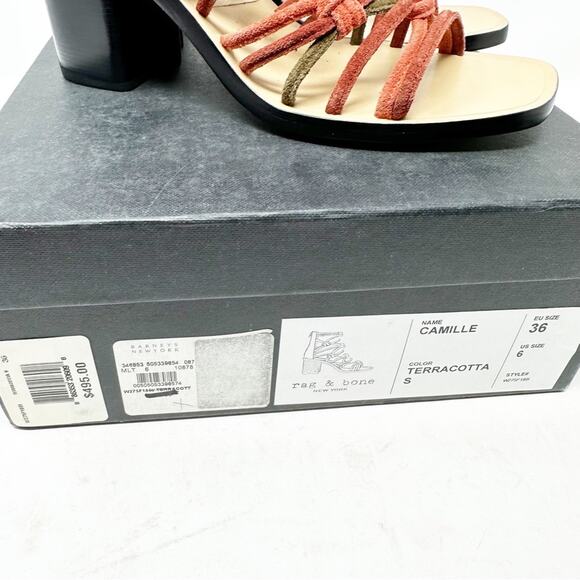 RAG & BONE Camille Sandal in Terracotta NIB- Size 6 - Picture 3 of 10